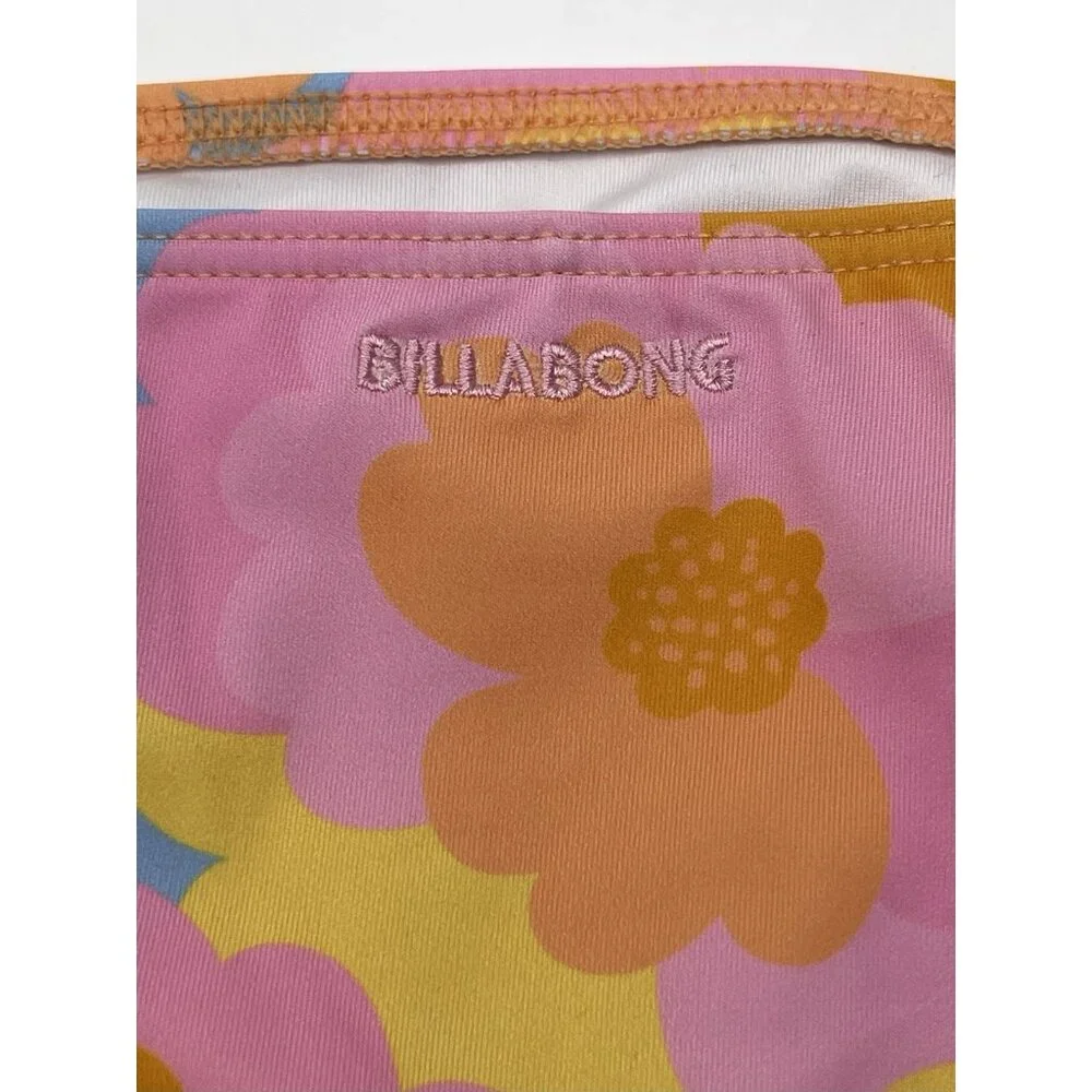 Billabong Bikini Bottom Girls Size 10‎ Pink Orange Floral
